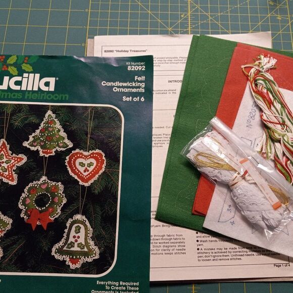 Counted cross stitch opened packages Vintage Cottagecore Grandmacore - Picture 8 of 12